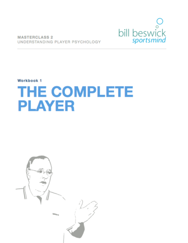 Masterclass 2: Understanding Player Psychology