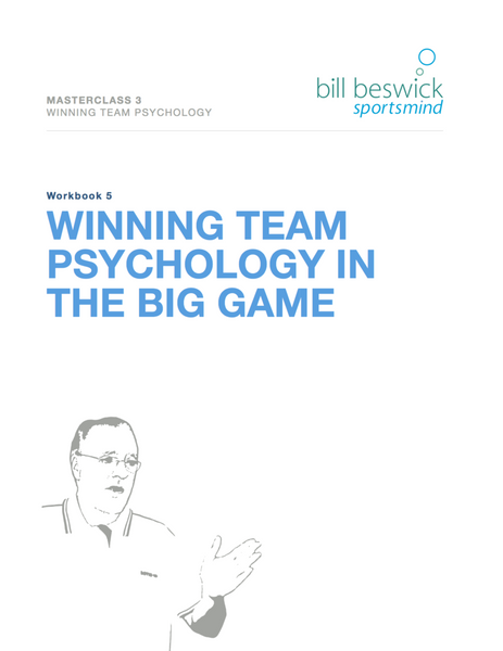 Winning Team Psychology In The Big Game